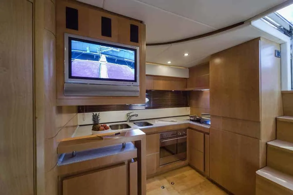 RIZZARDI 63HT luxury yacht kitchen