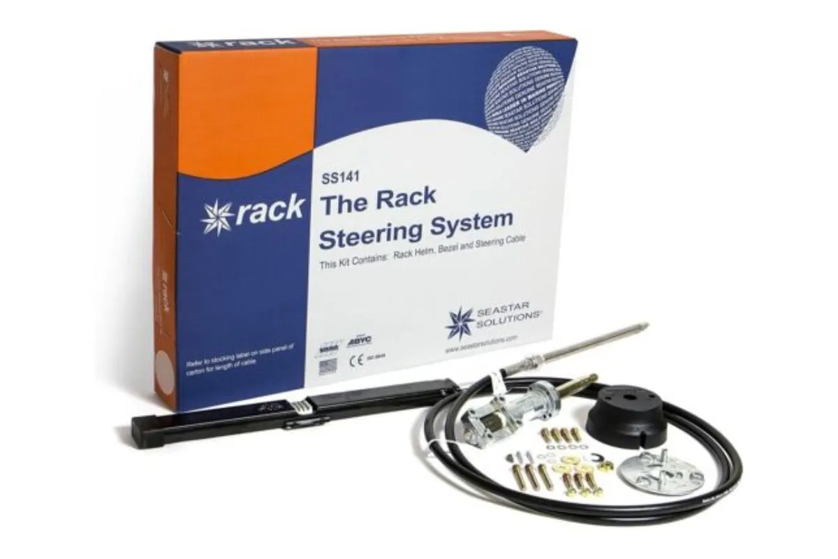 SeaStar Solutions Back Mount Rack Steering System.