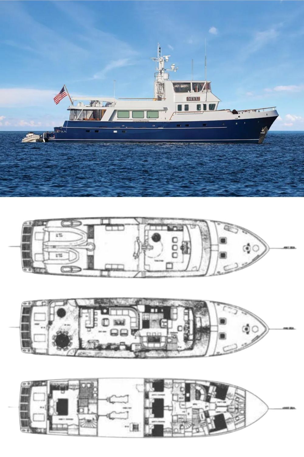 1992 Palmer Johnson expedition (a 90 Ft. Yacht Floor Plan and Design)