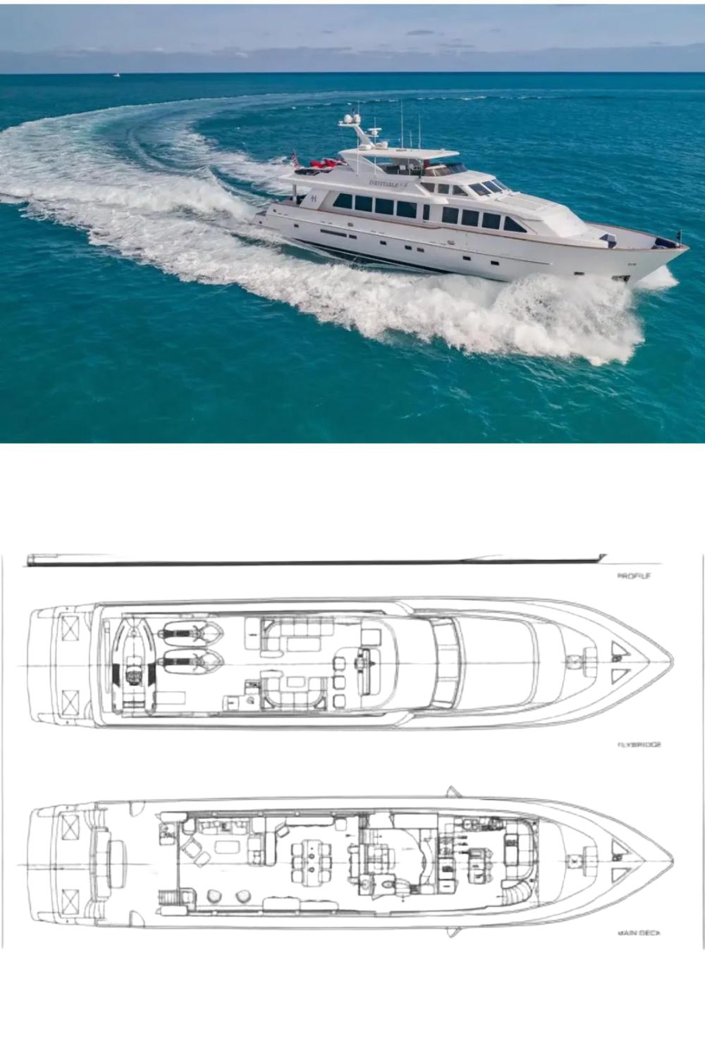 2003 Hargrave Raised Pilothouse (a 97 Ft. Yacht Floor Plan and Design)