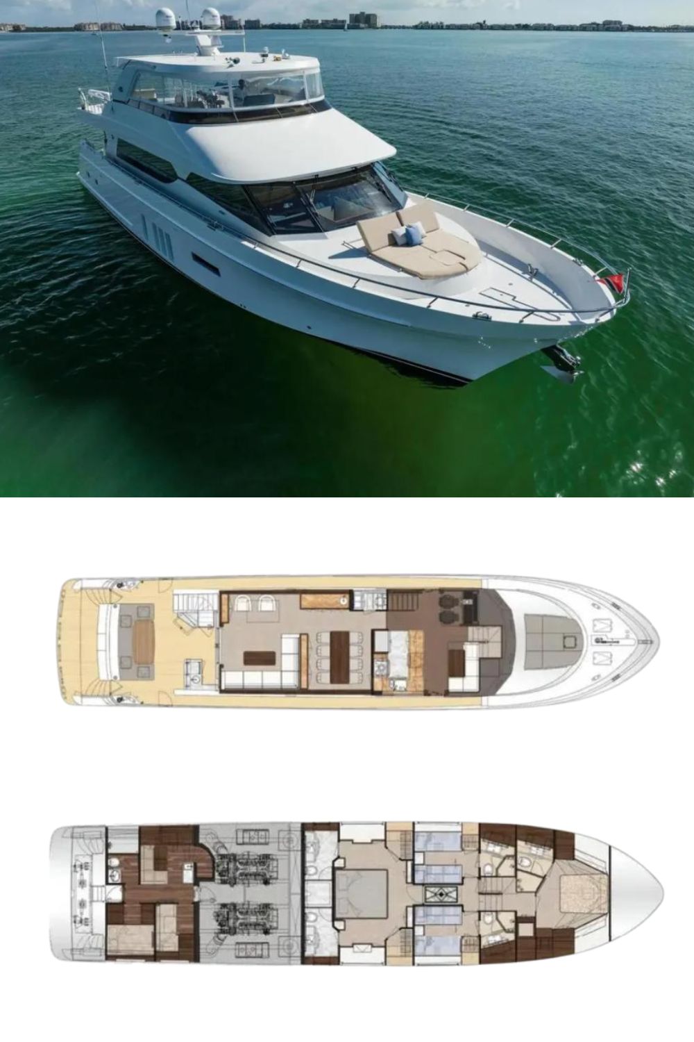 2017 Ocean Alexander 85E (85 Ft. Yacht Floor Plan and Design)