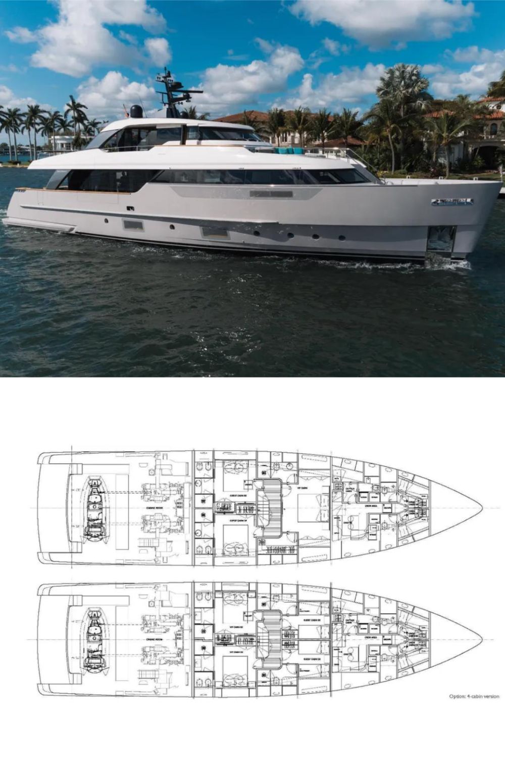 2021 Sanlorenzo SD96 (a 96 Ft. Yacht Floor Plan and Design)