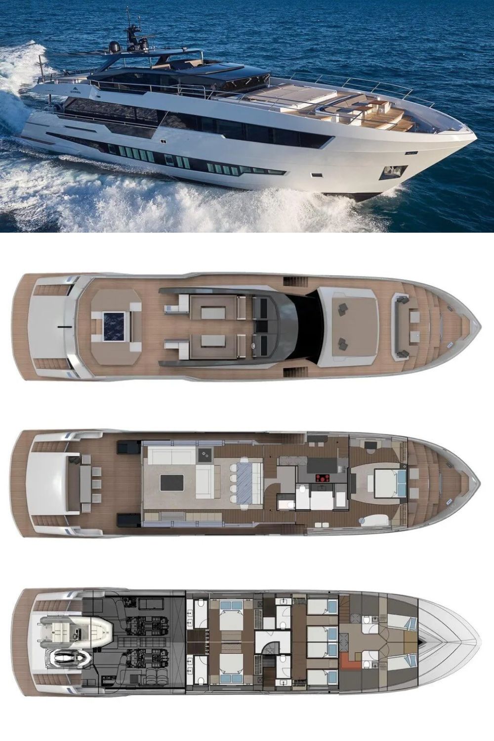 2023 Astondoa 100 Century (a 100 Ft. Yacht Floor Plan and Design)