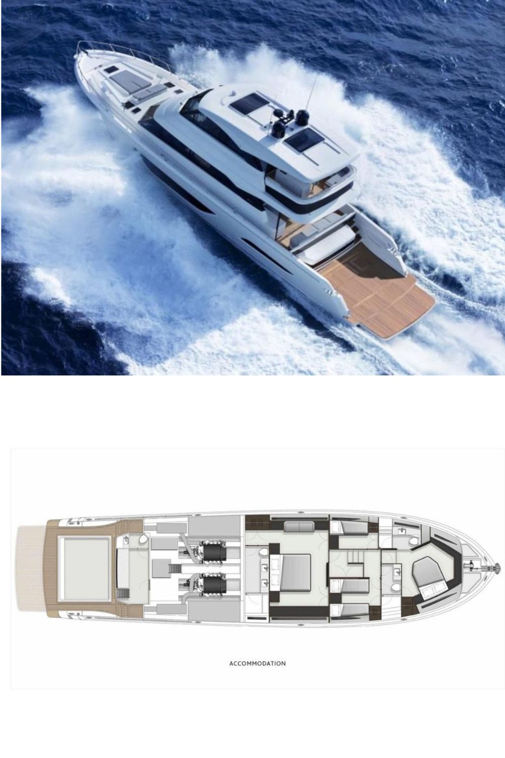 2024 Maritimo M75 (a 75 Ft. Yacht Floor Plan and Design)