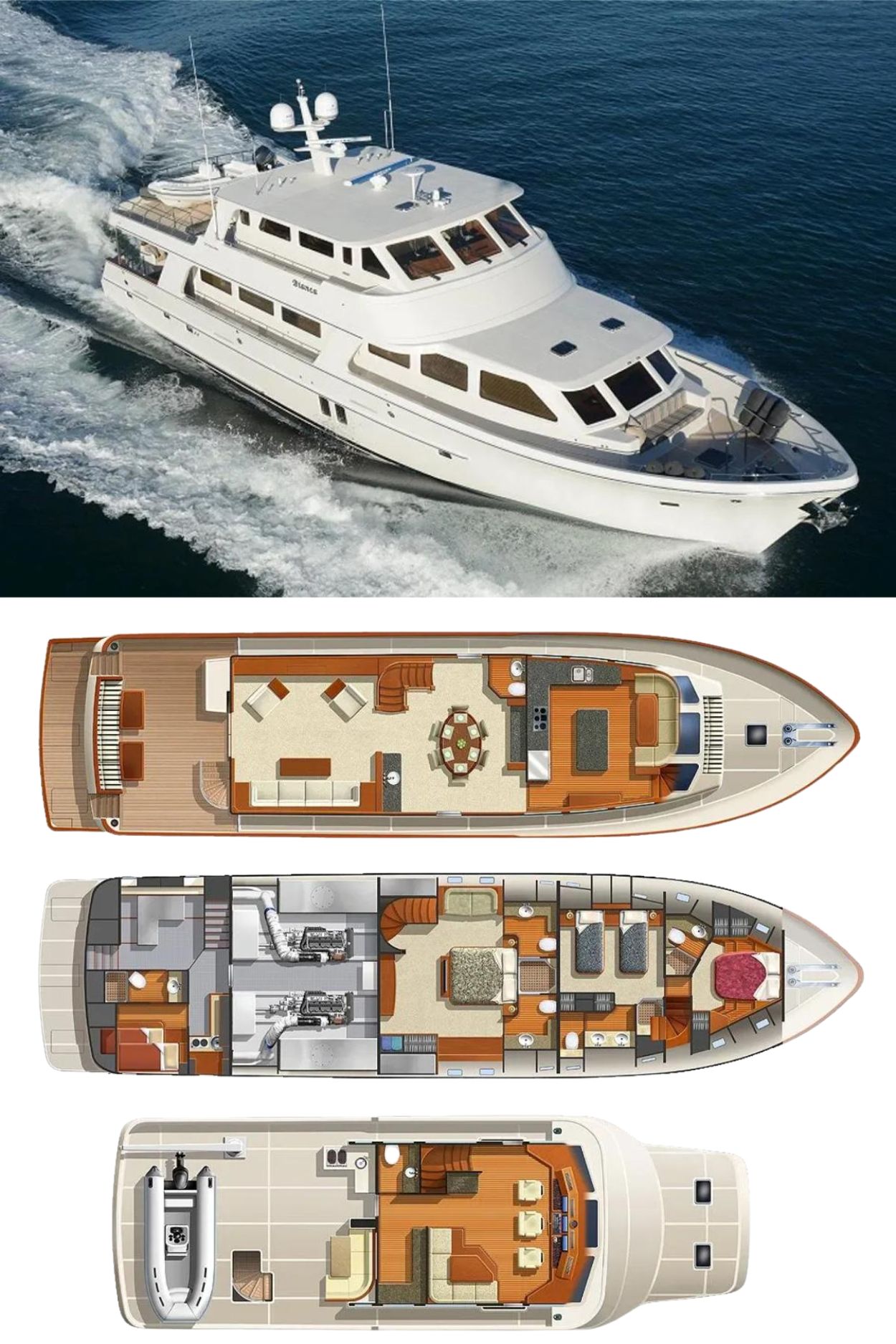 2024 Offshore Yachts 87 Motoryacht (87 Ft. Yacht Floor Plan and Design)