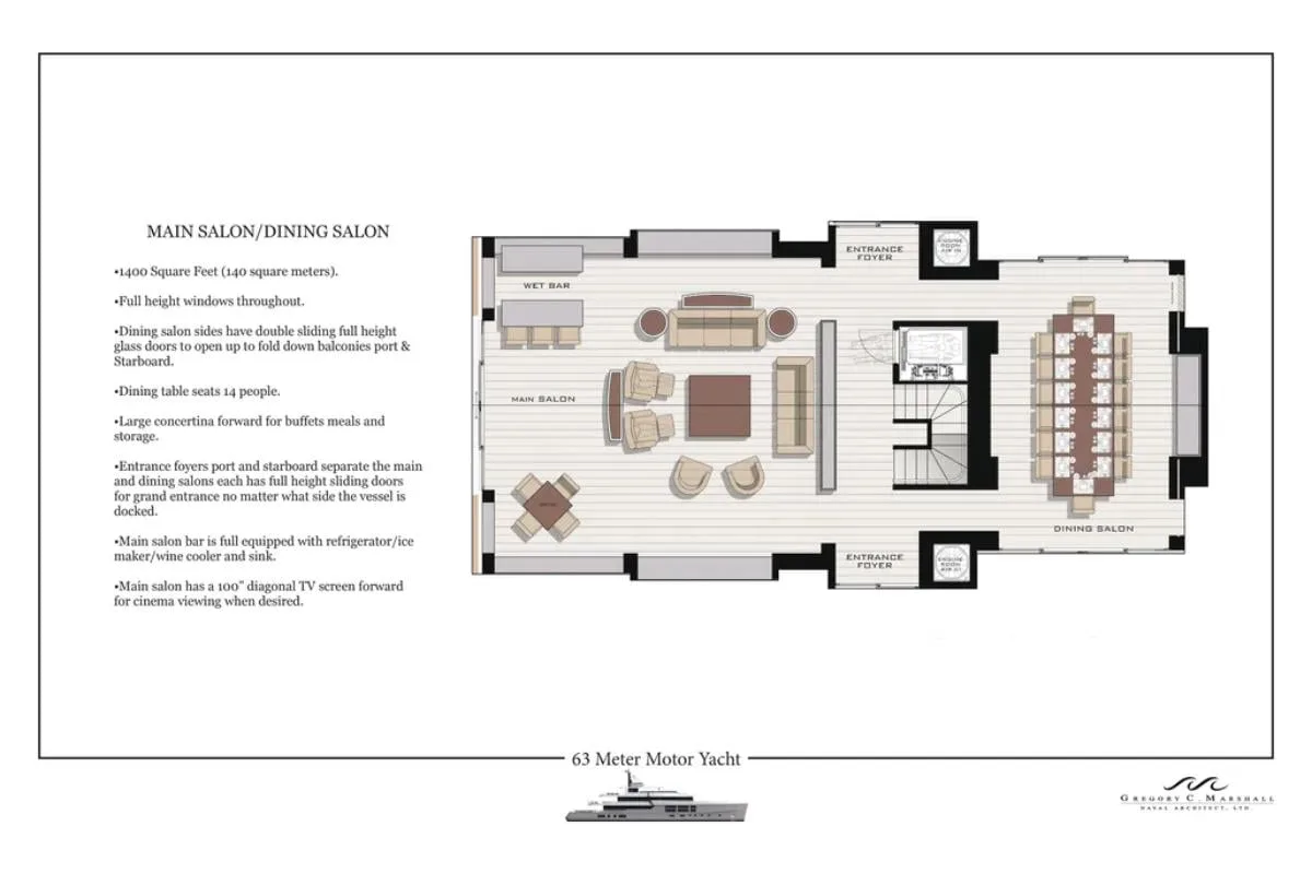 Main saloon/Dining saloon