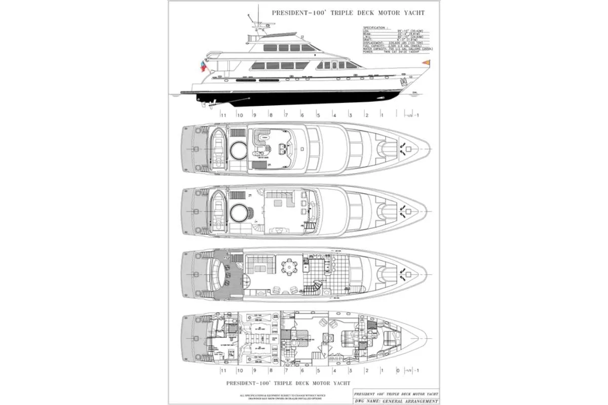 Yacht plan