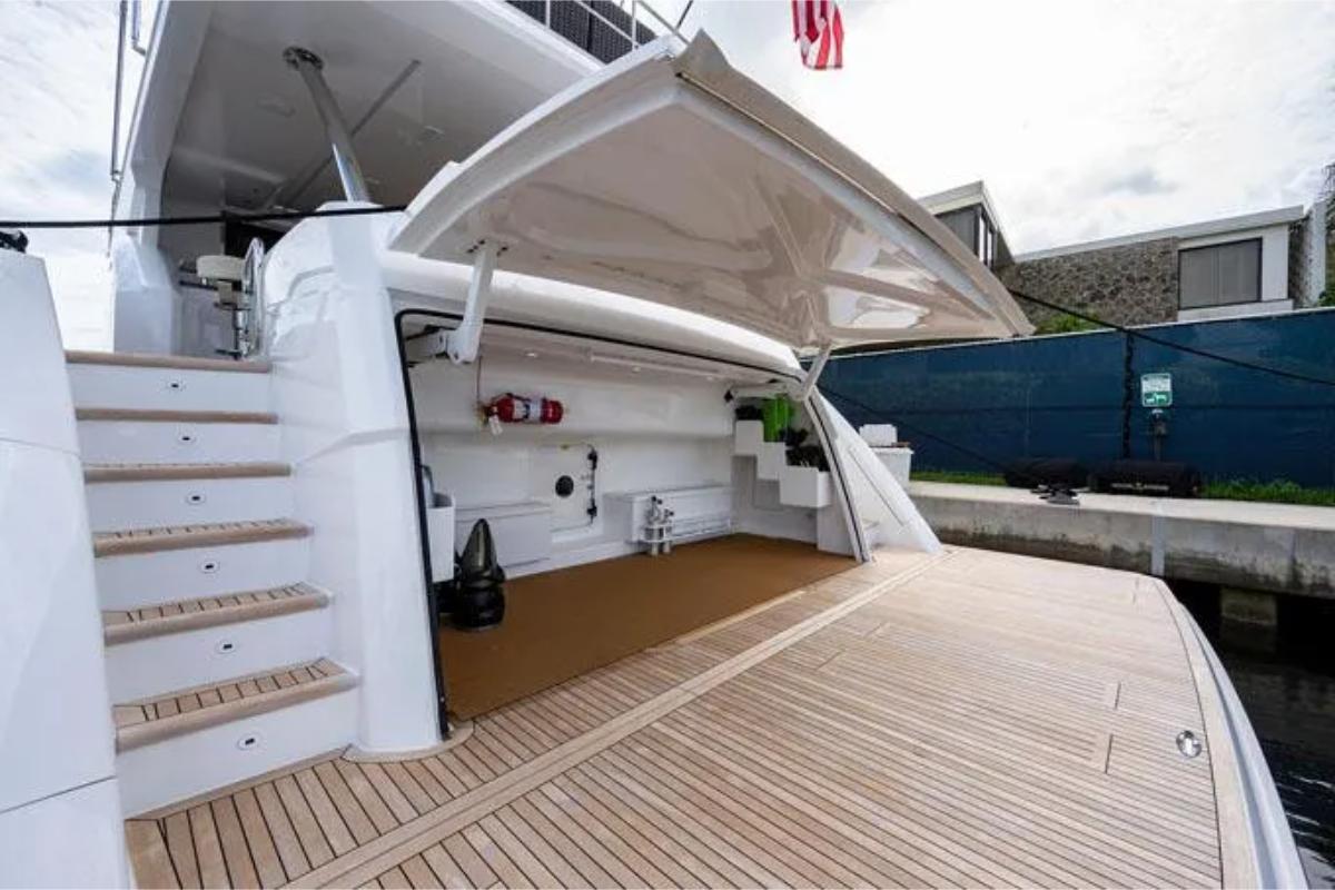 Aft deck