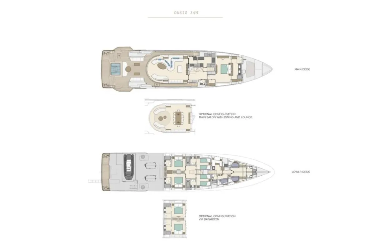 Main Deck and Lower Deck