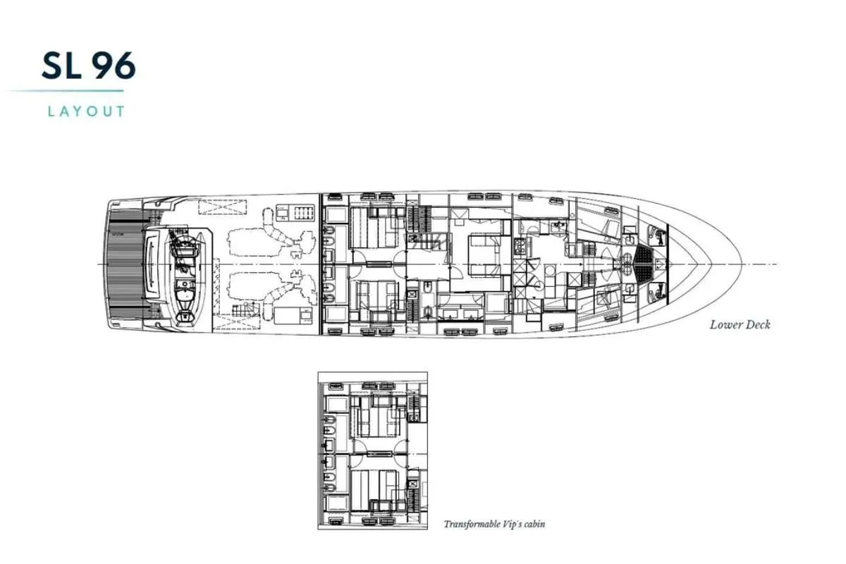 Lower deck plan