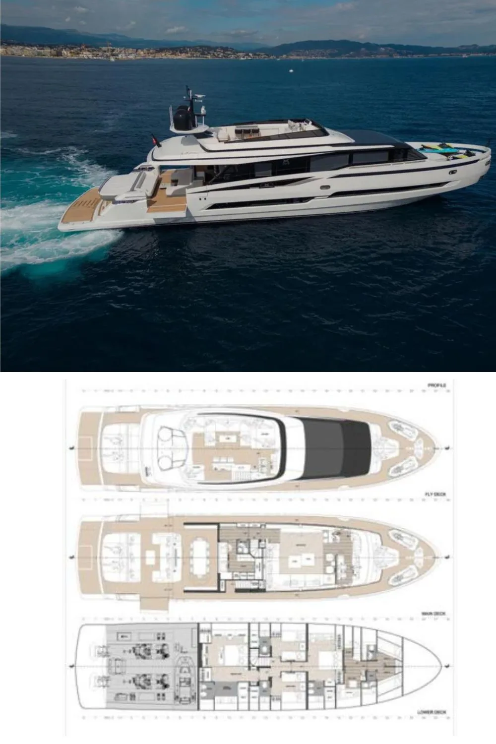 The 2024 Extra X99 FAST (a 99 ft. Yacht Floor Plan and Design)