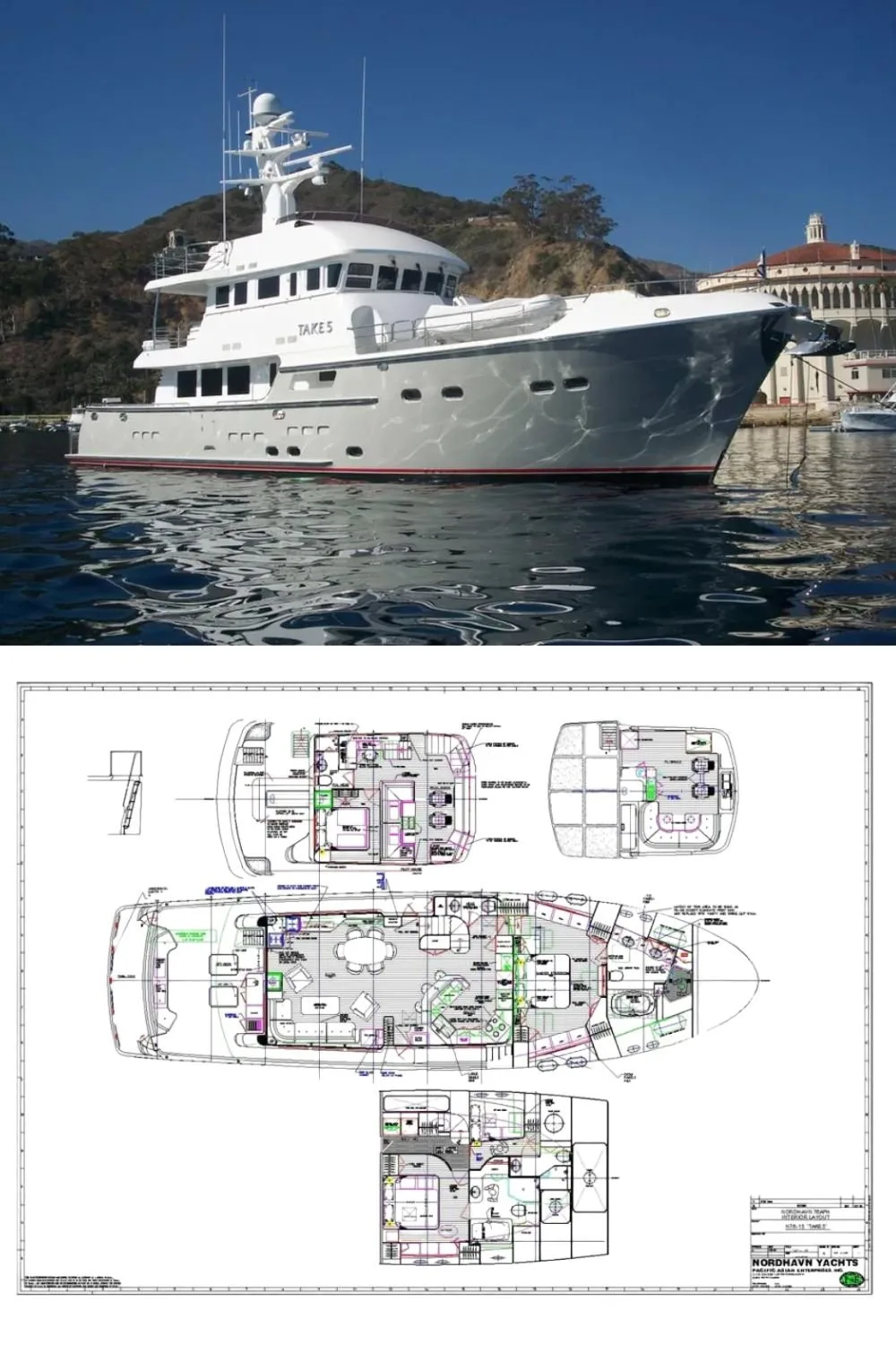 2009 Nordhavn 76 (a 76 Ft. Yacht Floor Plan and Design)