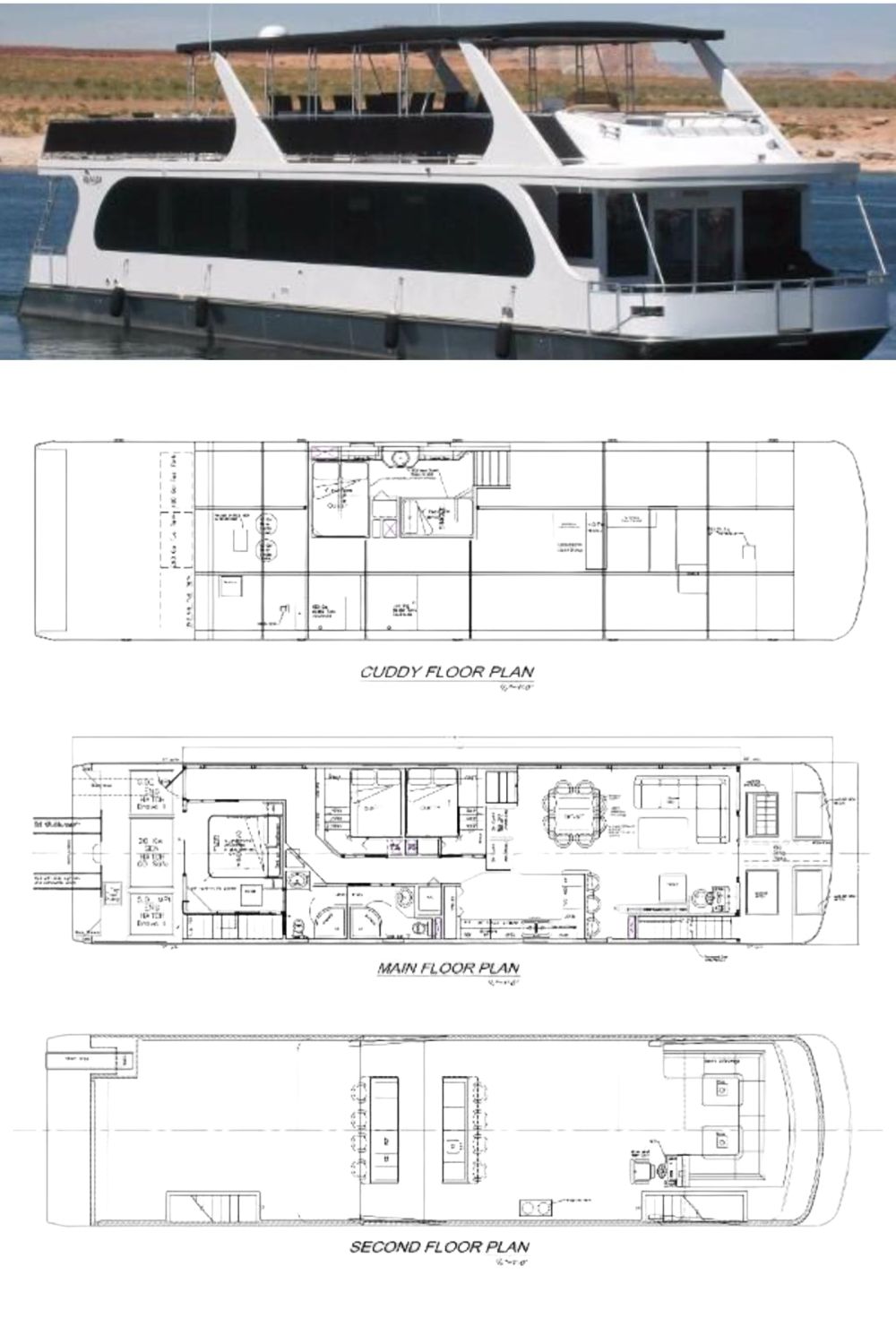 2011 Bravada Dream Weaver Trip 17 (a 75 Ft. Yacht Floor Plan and Design) (1)