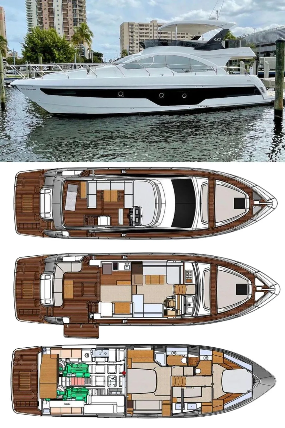 2024 Schaefer 600 (a 59 Ft. Yacht Floor Plan and Design)