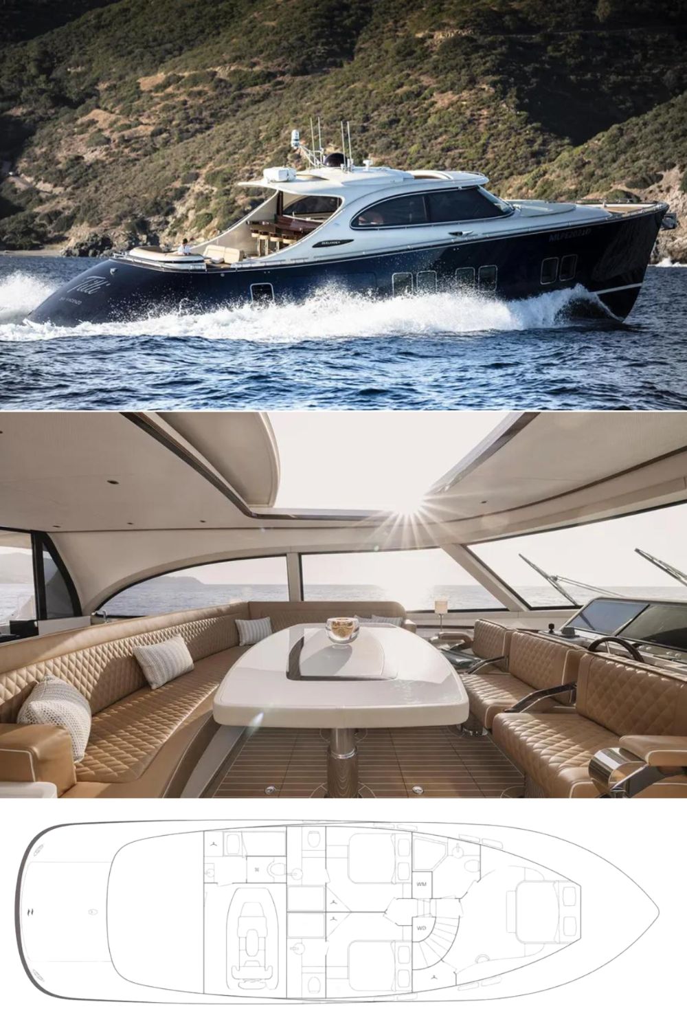 2024 Zeelander 7 (a 66 Ft. Yacht Floor Plan and Design)