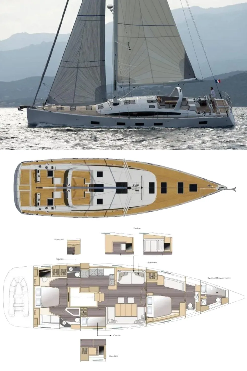 2025 Jeanneau Yacht 65 (a 65 Ft. Yacht Floor Plan and Design)