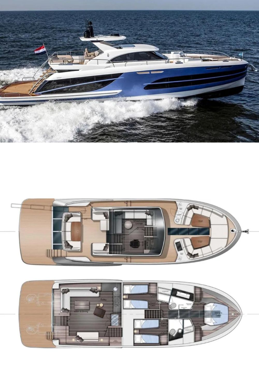 2025 Van der Valk BeachClub 600 (a 60 Ft. Yacht Floor Plan and Design)