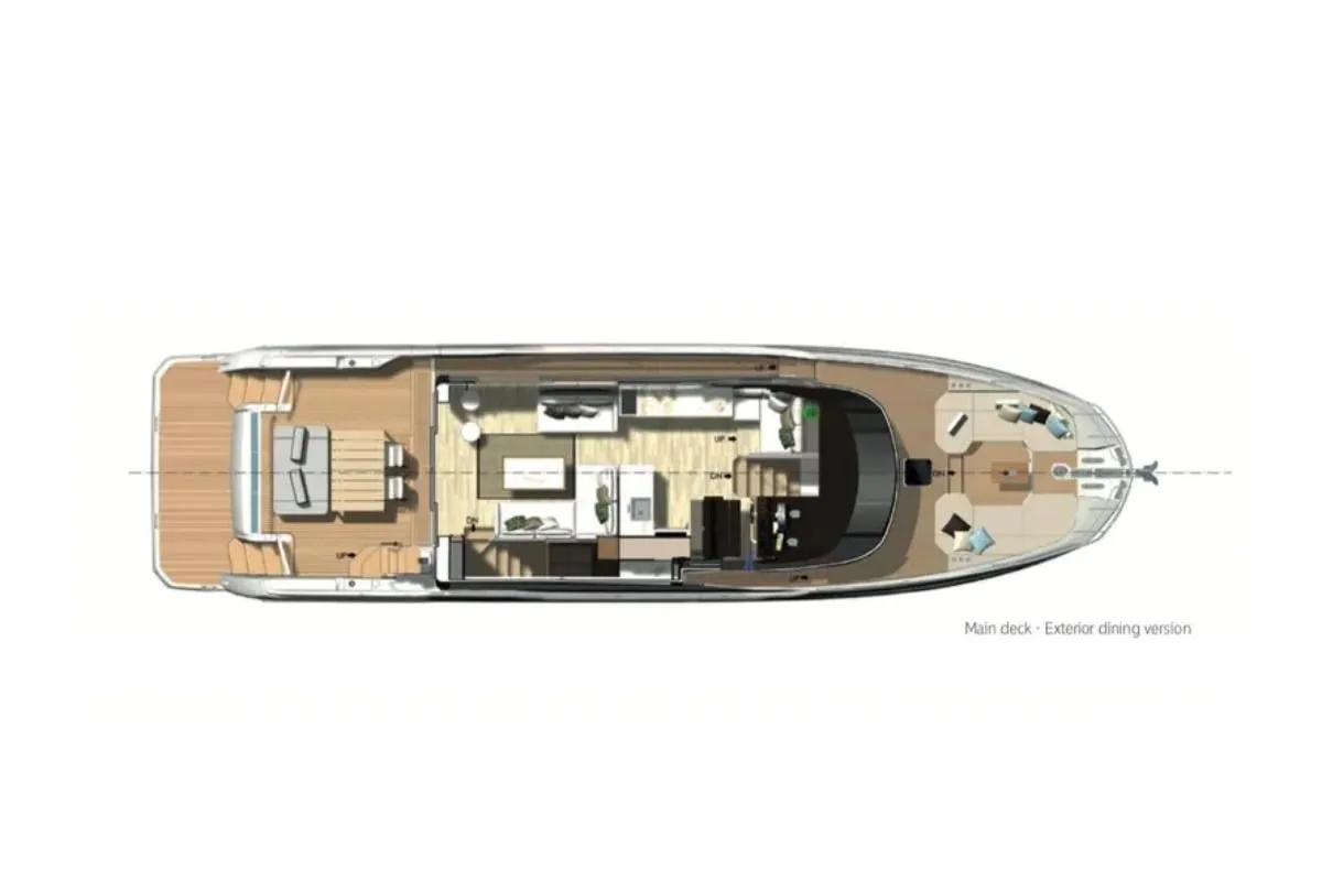 Main deck - exterior dining version