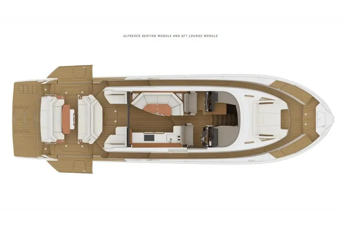 Alfresco Seating module and Aft Lounge Module