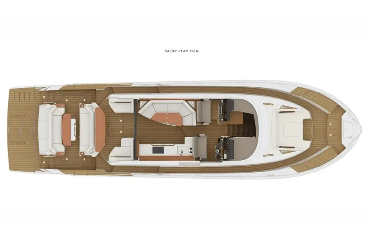 Saloon plan view