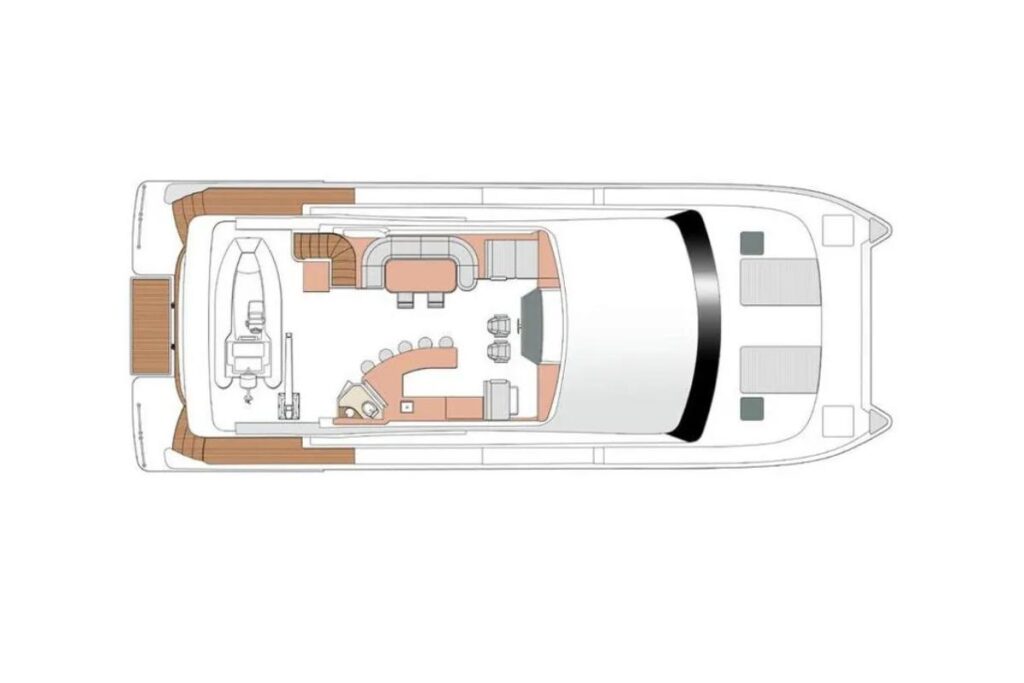 2024 Horizon PC74 (a 74 Ft. Yacht Floor Plan and Design) - BoatBiscuit