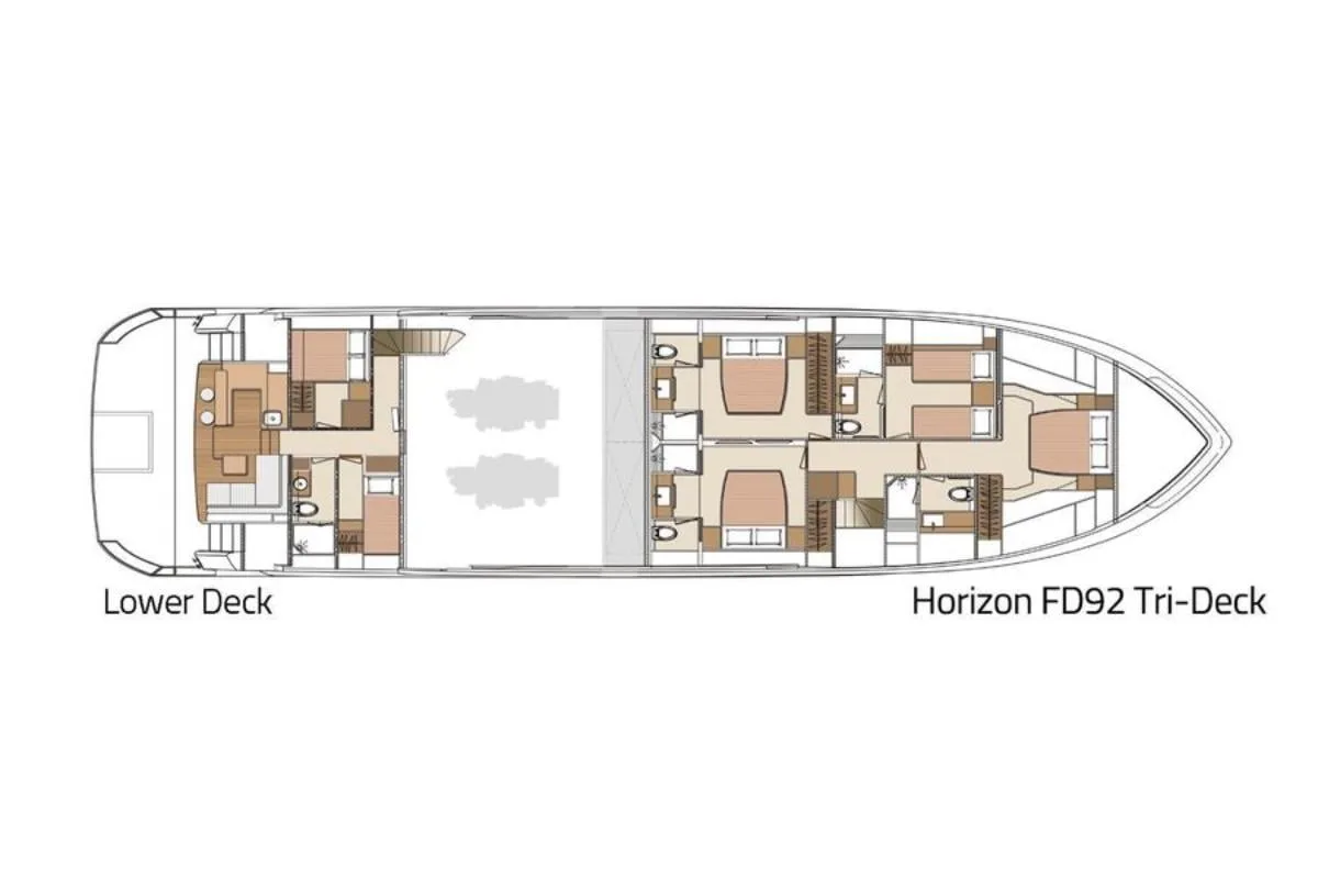 Lower deck plan 