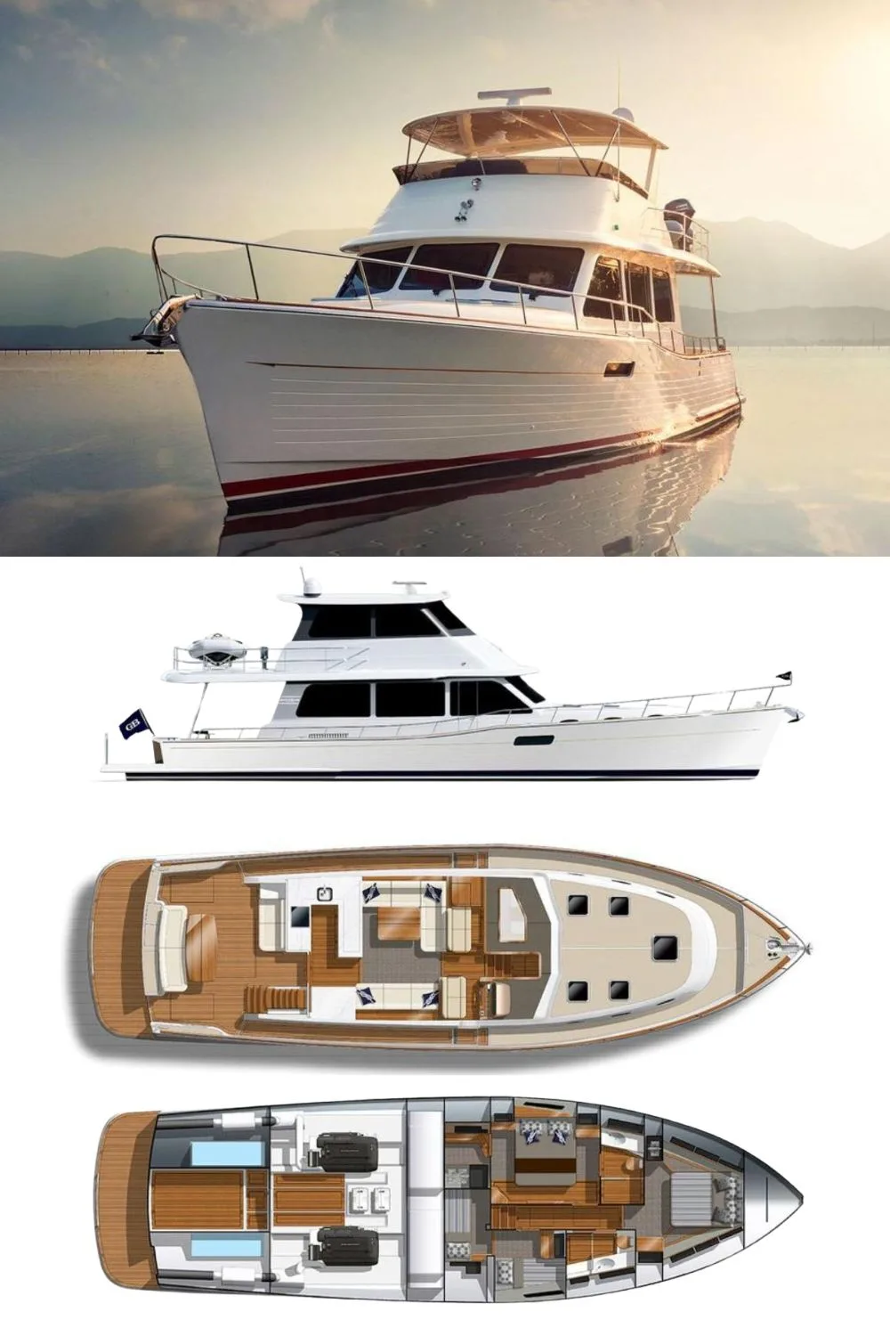 2024 Grand Banks 60 (a 60 Ft. Yacht Floor Plan and Design)