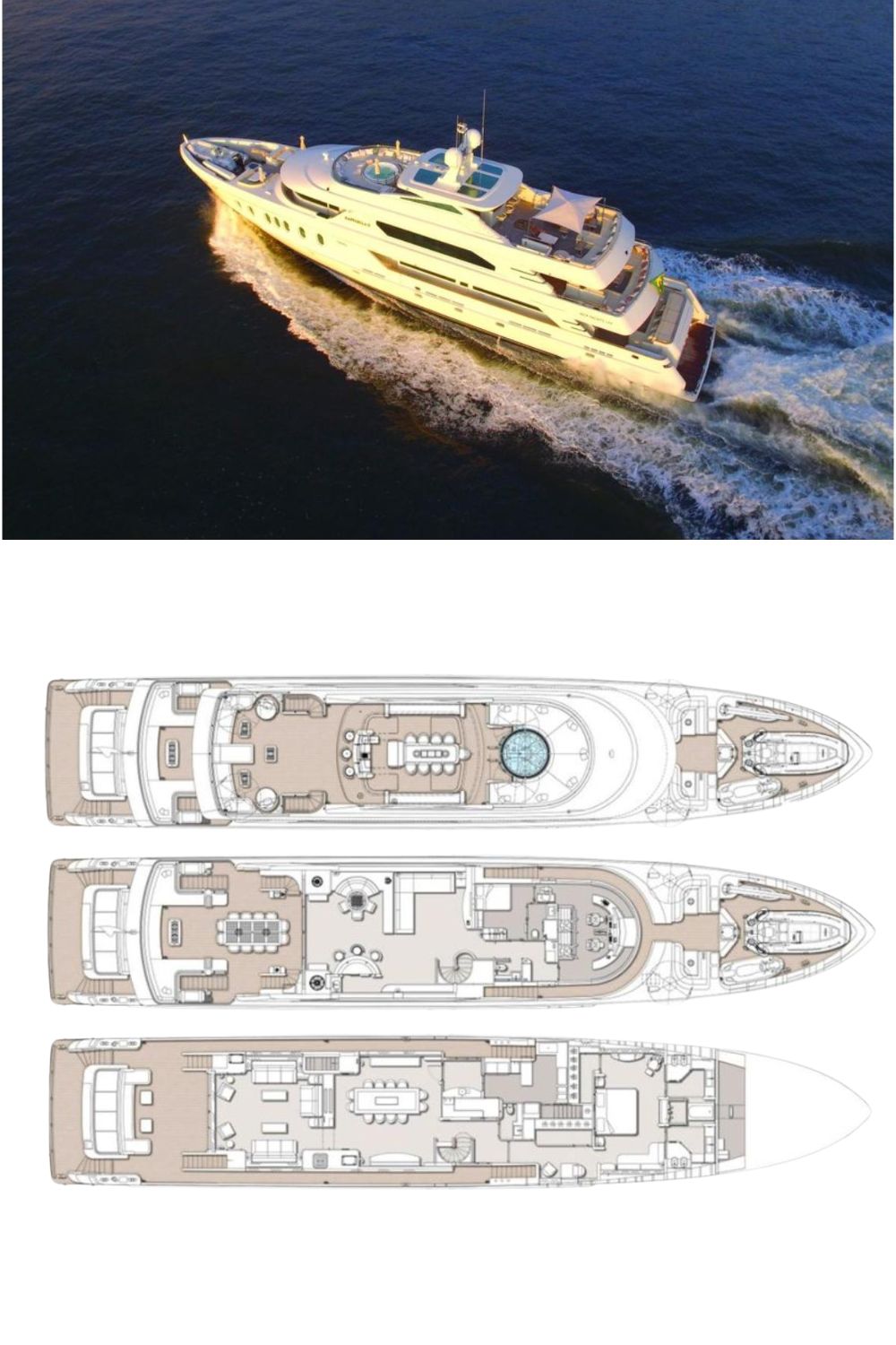 2024 MCP MY 140 (a 143 Ft. Yacht Floor Plan and Design)