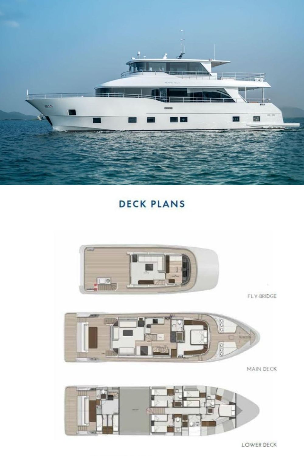 2024 Nomad 75 SUV (a 76 Ft. Yacht Floor Plan and Design)