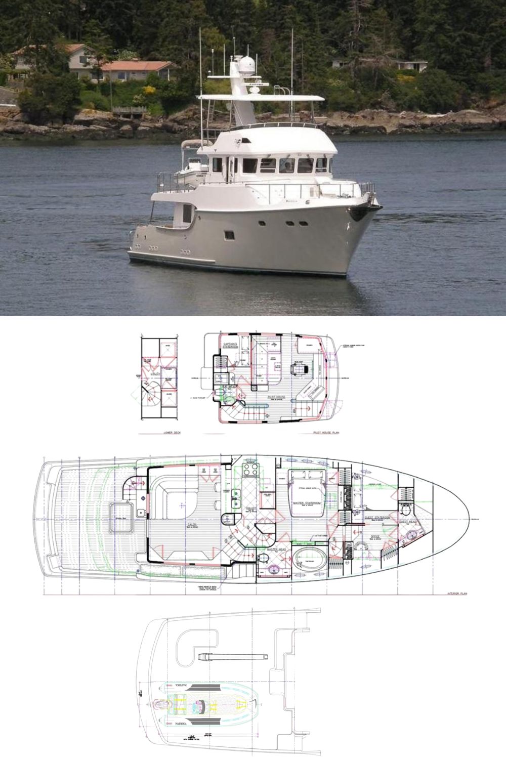 2024 Nordhavn 60 (a 62 Ft. Yacht Floor Plan and Design)