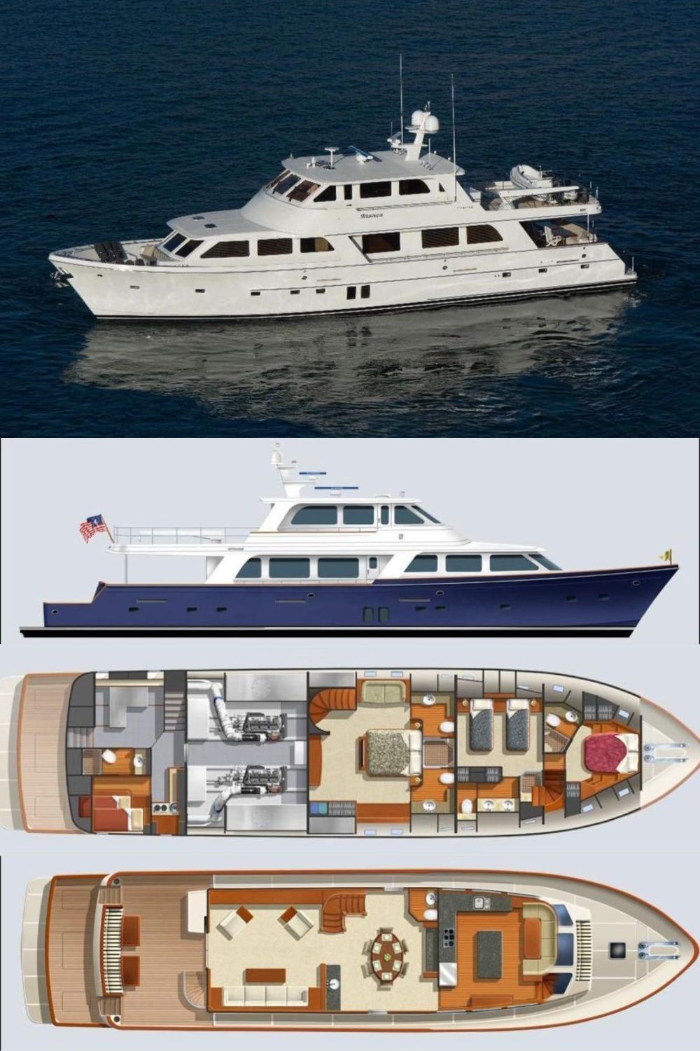 2024 Offshore Yachts 92 Motoryacht (a 92 Ft. Yacht Floor Plan and Design)