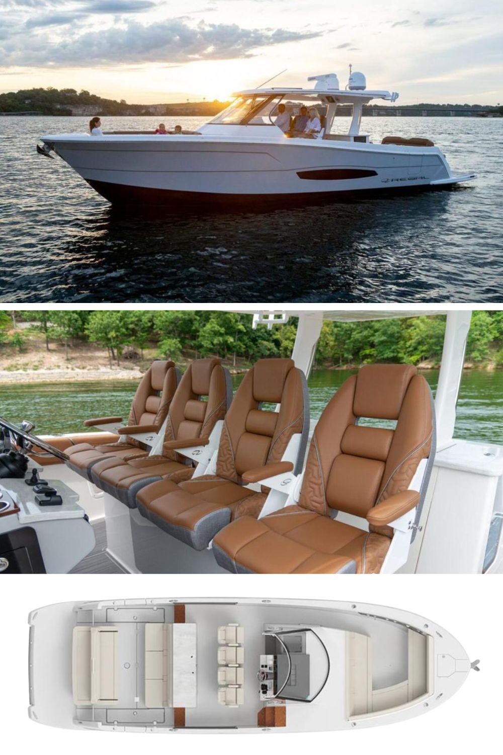 2024 Regal 38 Surf (a 39 Ft. Yacht Floor Plan and Design)