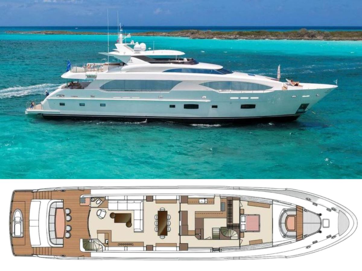 2025 Horizon RP120 (a 120 Ft. Yacht Floor Plan and Design) - BoatBiscuit