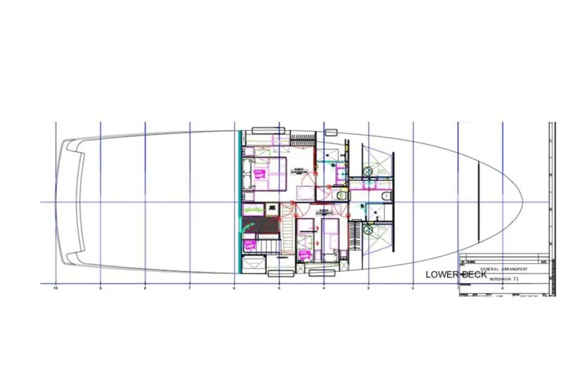 Lower deck plan