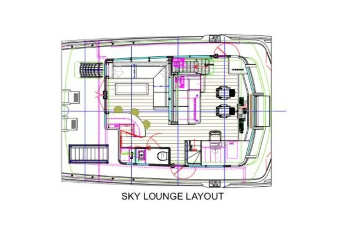 Sky lounge layout