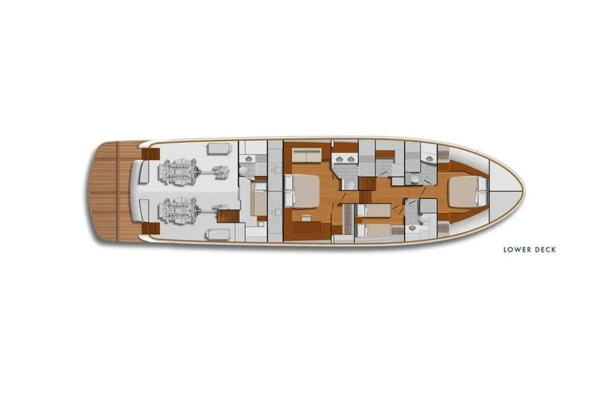 Lower deck plan