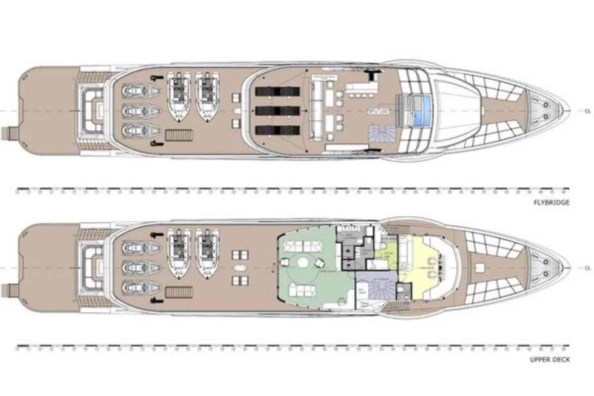 Flybridge & Upper deck