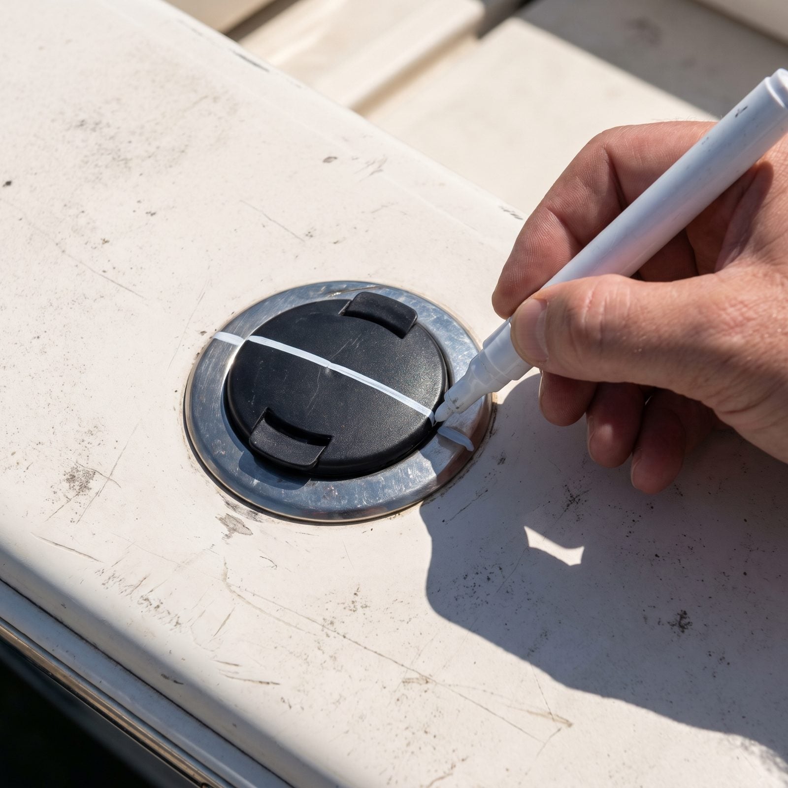 Add Paint-Pen Alignment Marks Across Caps and Housings