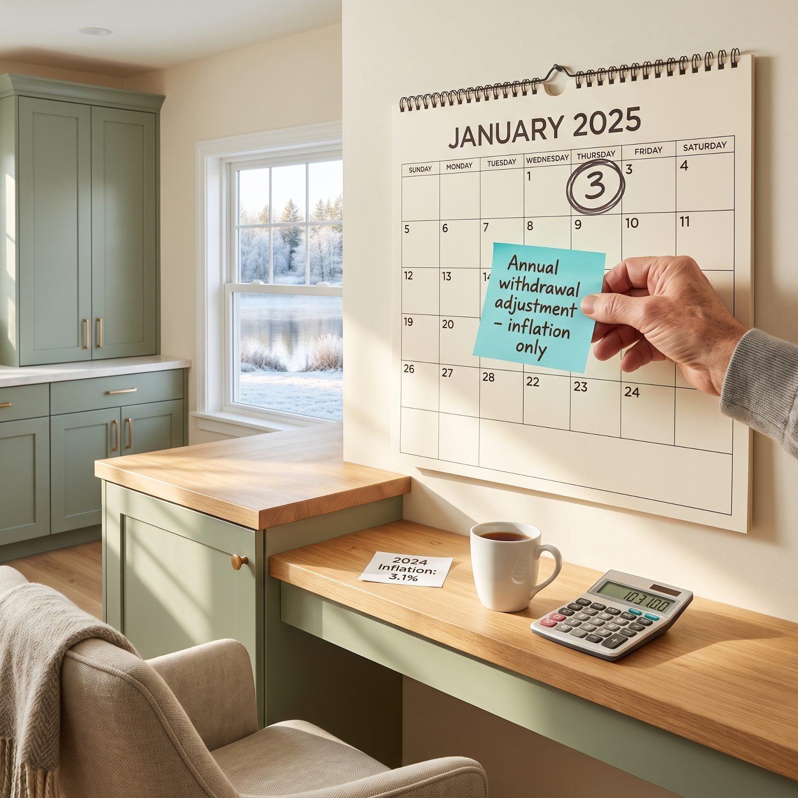 Adjust Portfolio Withdrawals for Inflation Only Once a Year