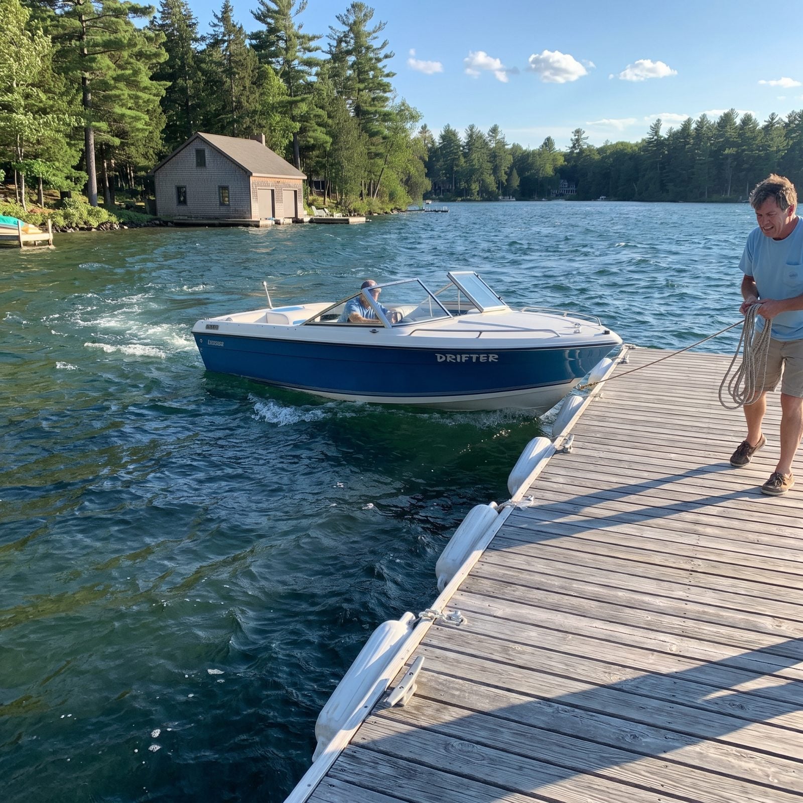 Afternoon Crosswinds Can Make an Easy Dock Difficult to Enter