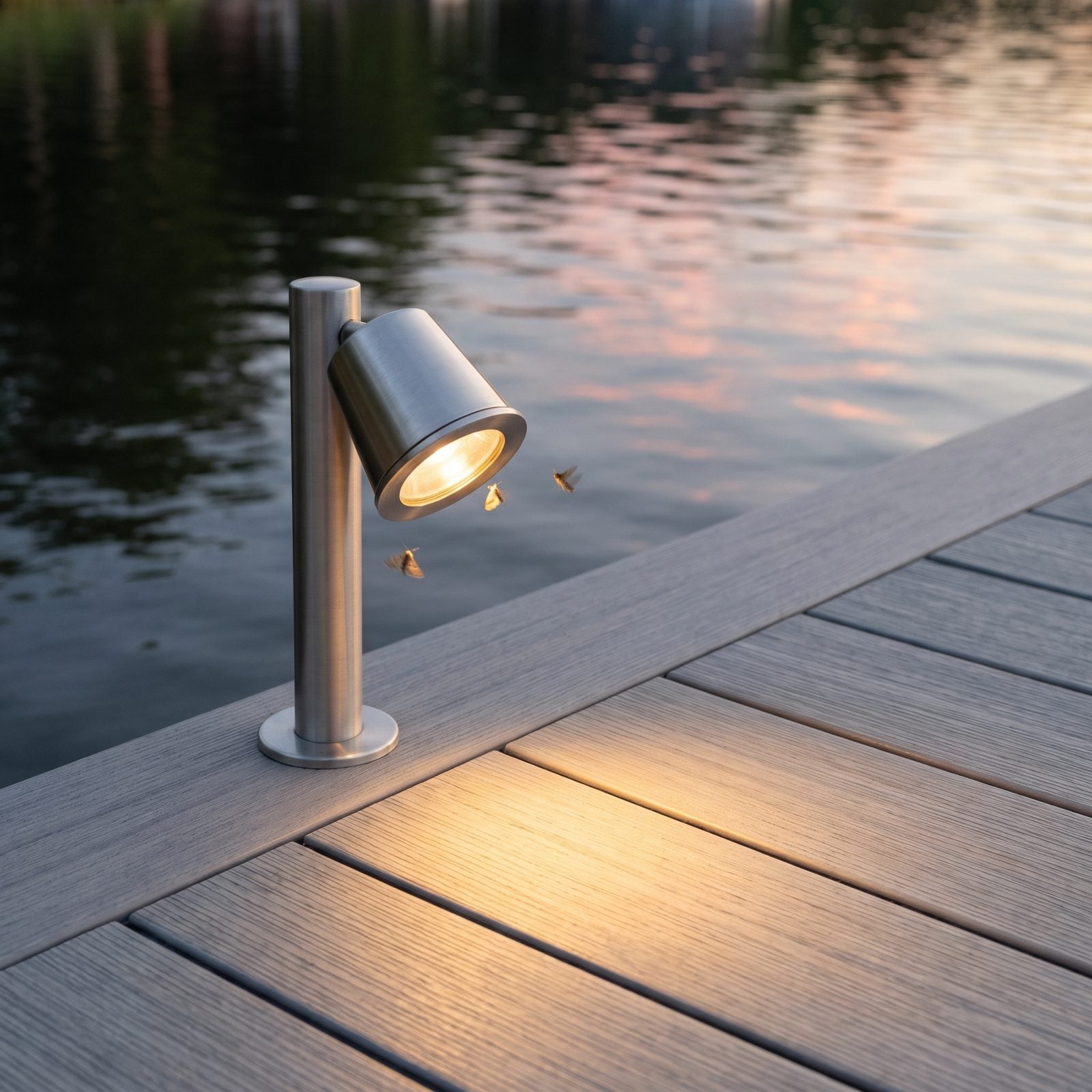 Amber Downlights That Attract Fewer Insects