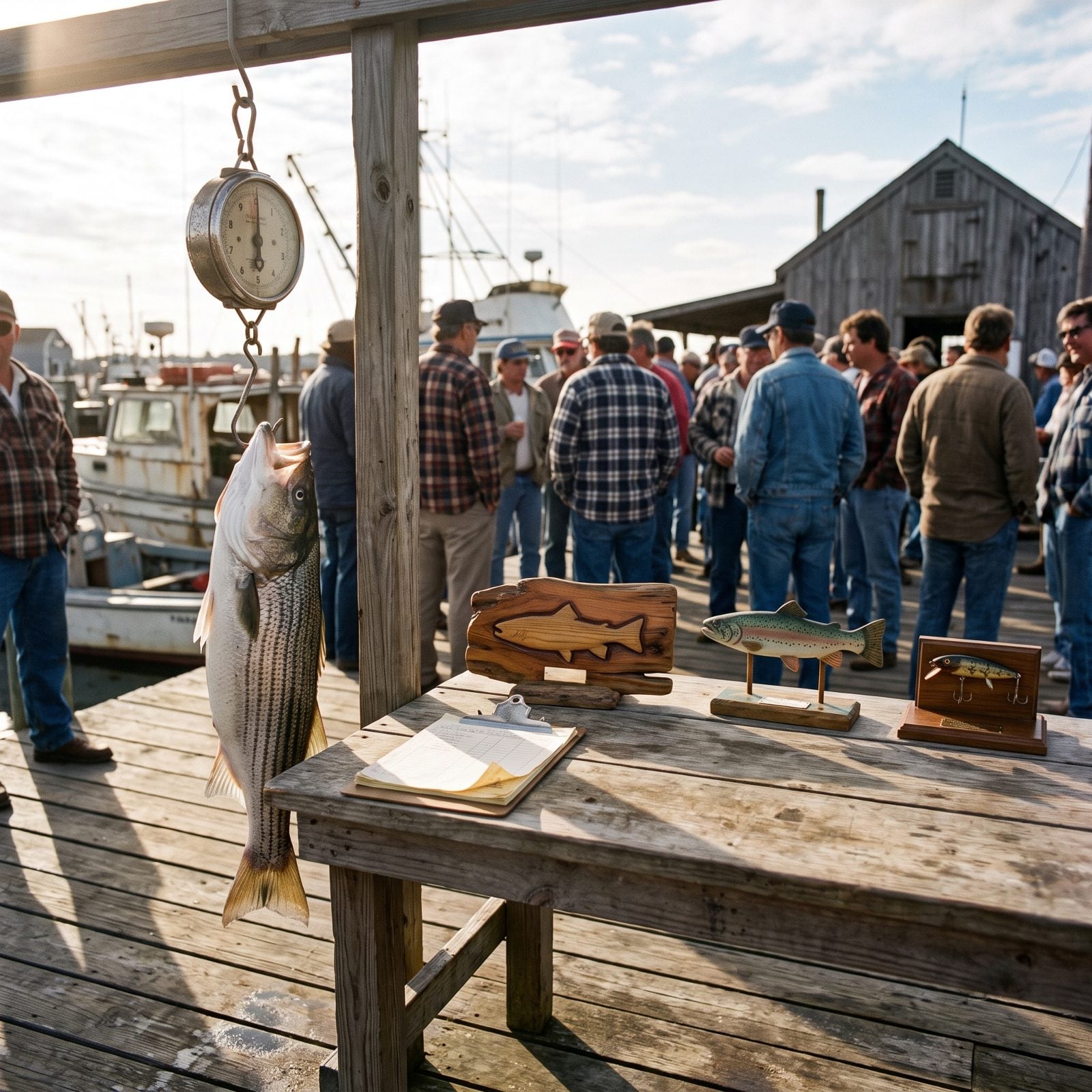 Annual Fishing Derbies With Handmade Prizes