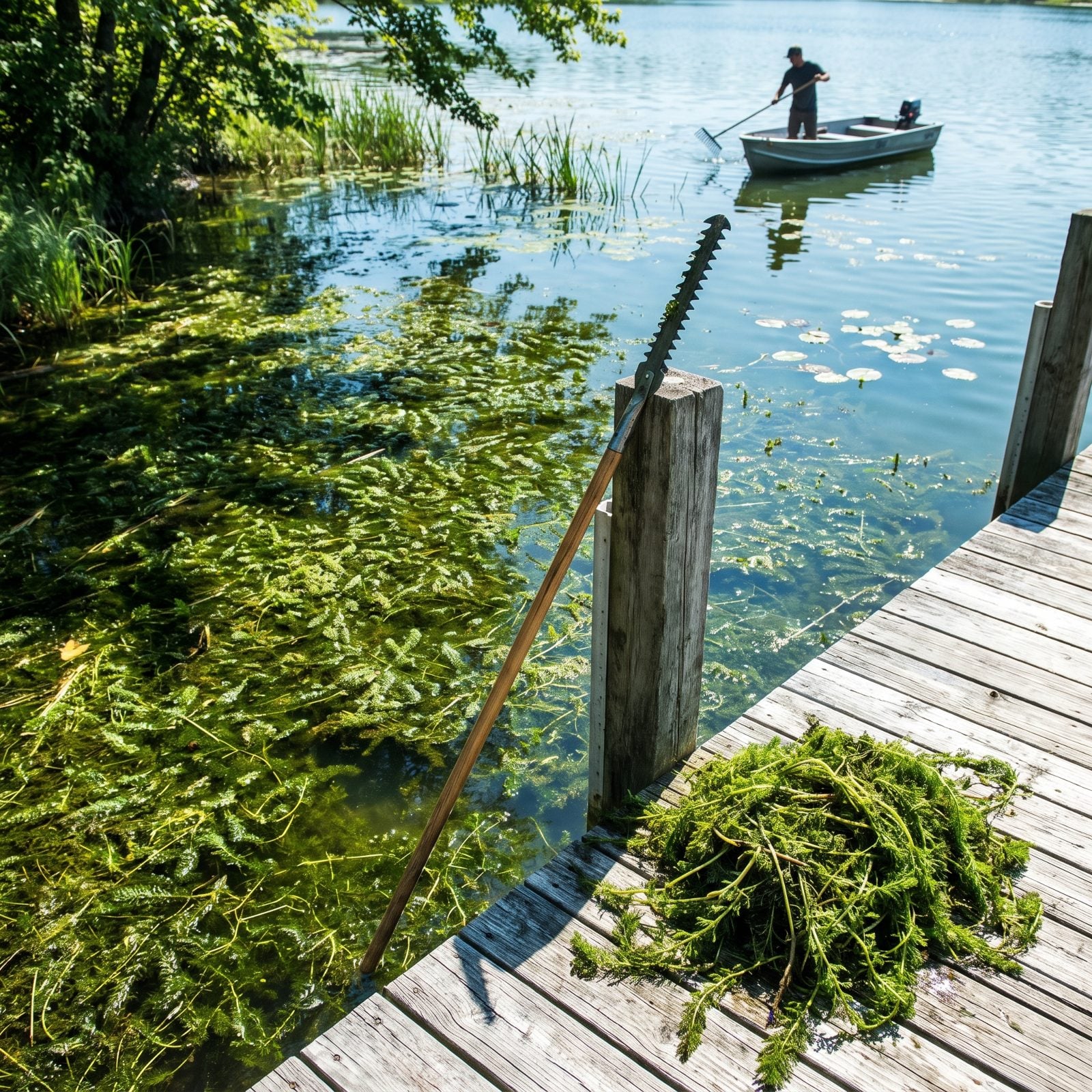 Aquatic-Weed Cutting and Permitted Treatment Around Your Dock