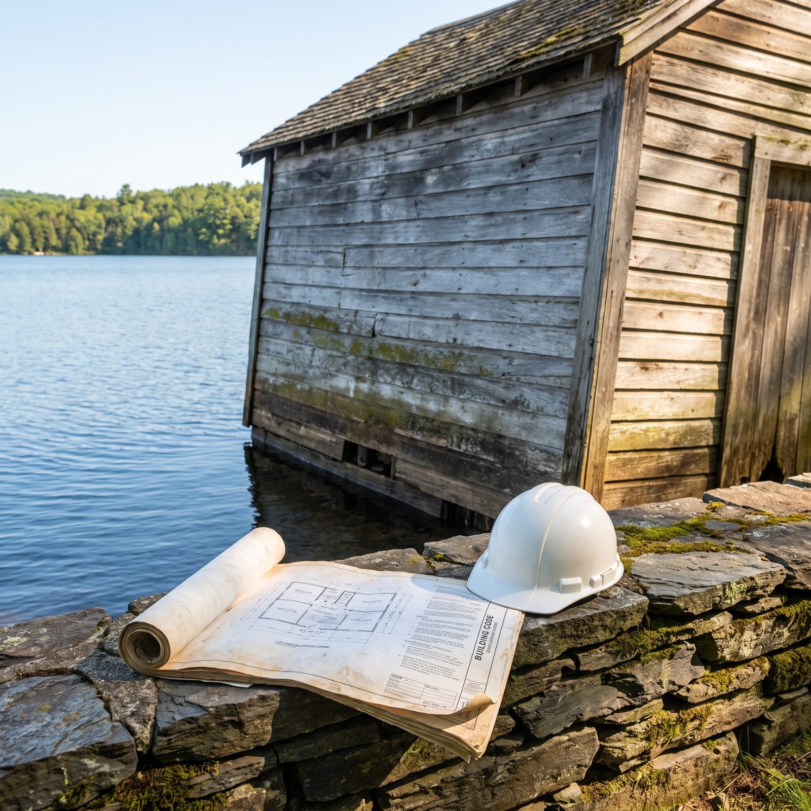Assuming a Grandfathered Waterfront Structure Can Be Rebuilt