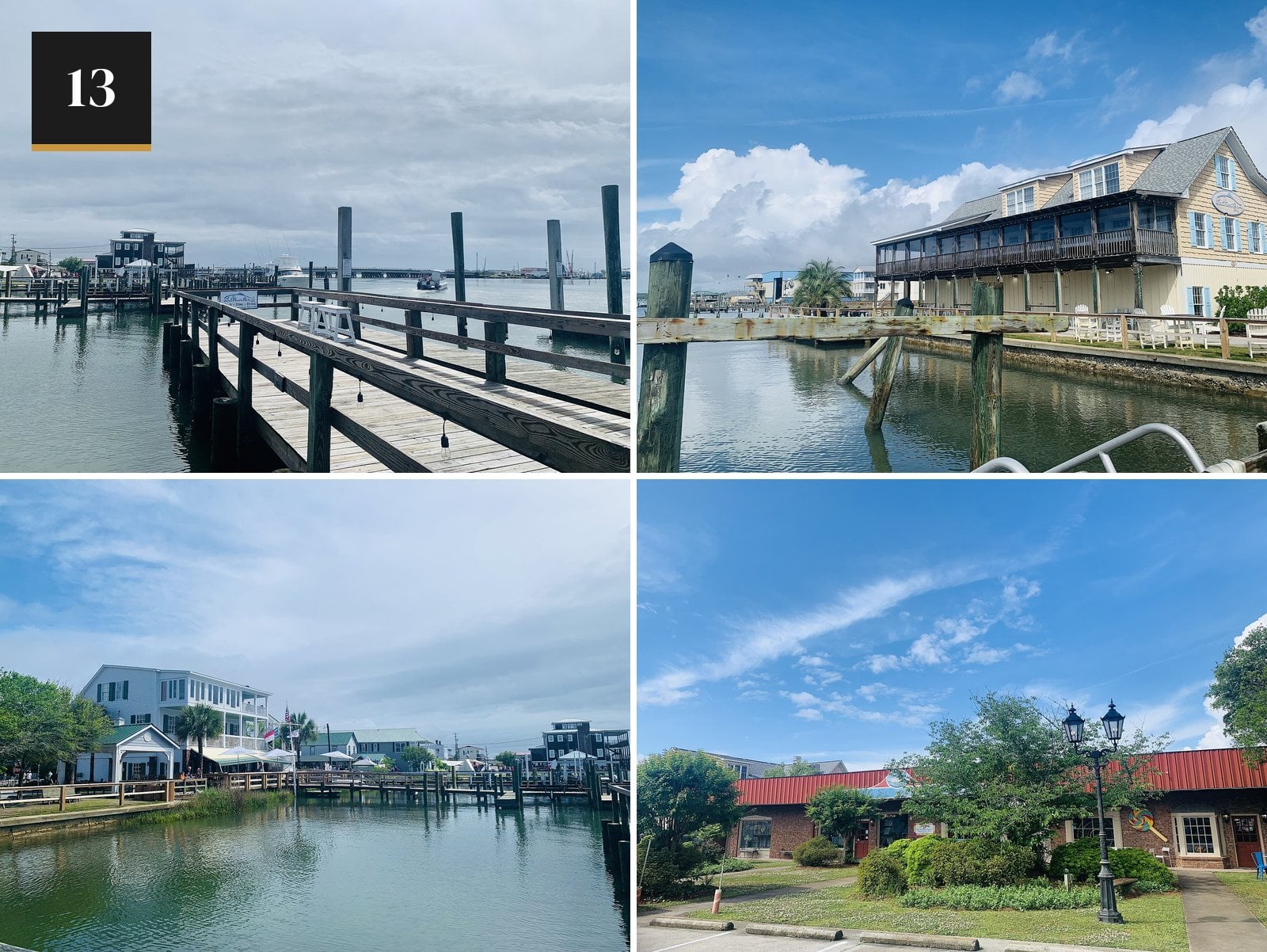 The waterfront in Swansboro, North Carolina