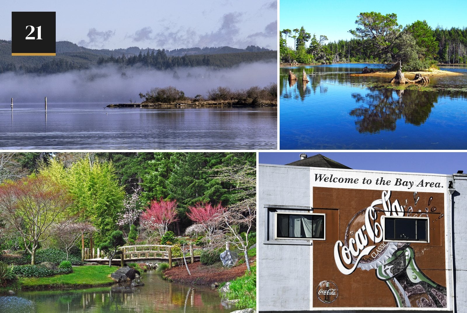 The waterfront in Coos Bay, Oregon