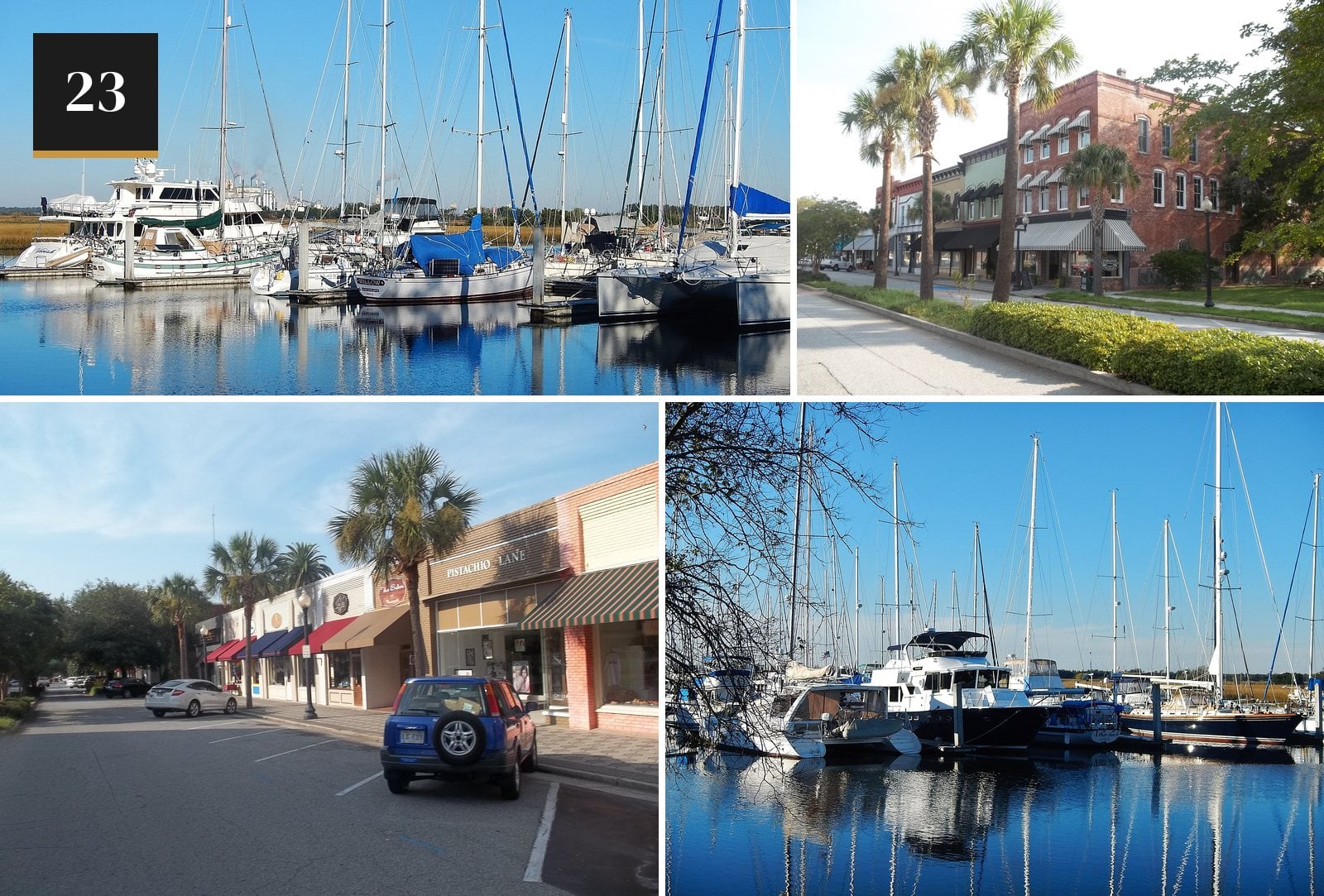 The waterfront in Brunswick, Georgia