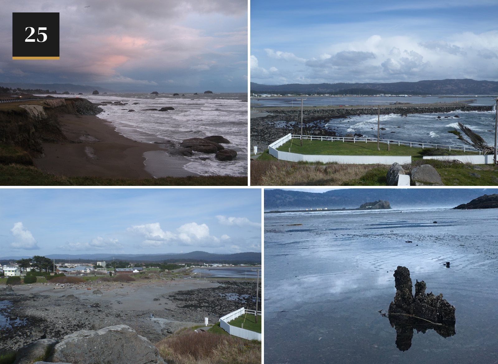 The waterfront in Crescent City, California