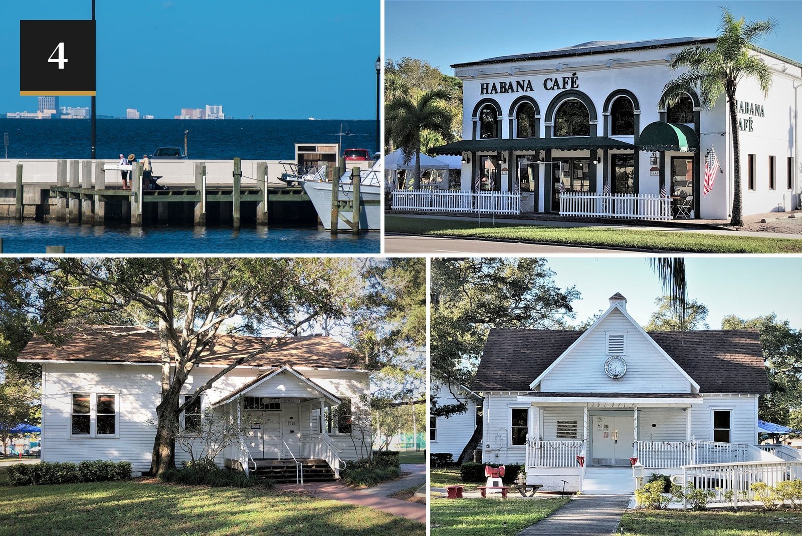 The waterfront in Gulfport, Florida