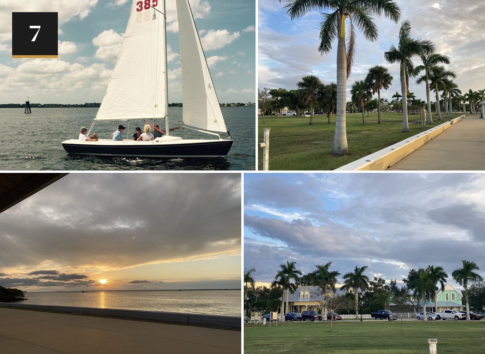 The waterfront in Punta Gorda, Florida